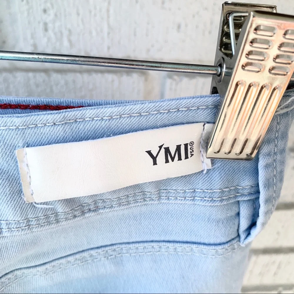 💕 YMI Light Wash Skinny Jeans Size 1👖 - Picture 7 of 9